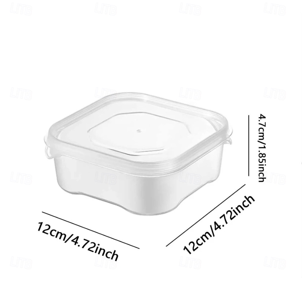 Lednička mražené maso box na konzervaci potravin průhledná mrazicí nádoba na maso a zeleninu s víkem chladnička mražené maso přihrádka na maso mrazák box na uchovávání čerstvého jídla 2026 - $10.49 –P17