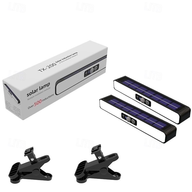 Настенные солнечные светильники с водонепроницаемым корпусом, уличные светильники для ограждений, переносные светильники безопасности на солнечных батареях для ограждений, гаражей, кемпингов 2026 - $15.49 –P4