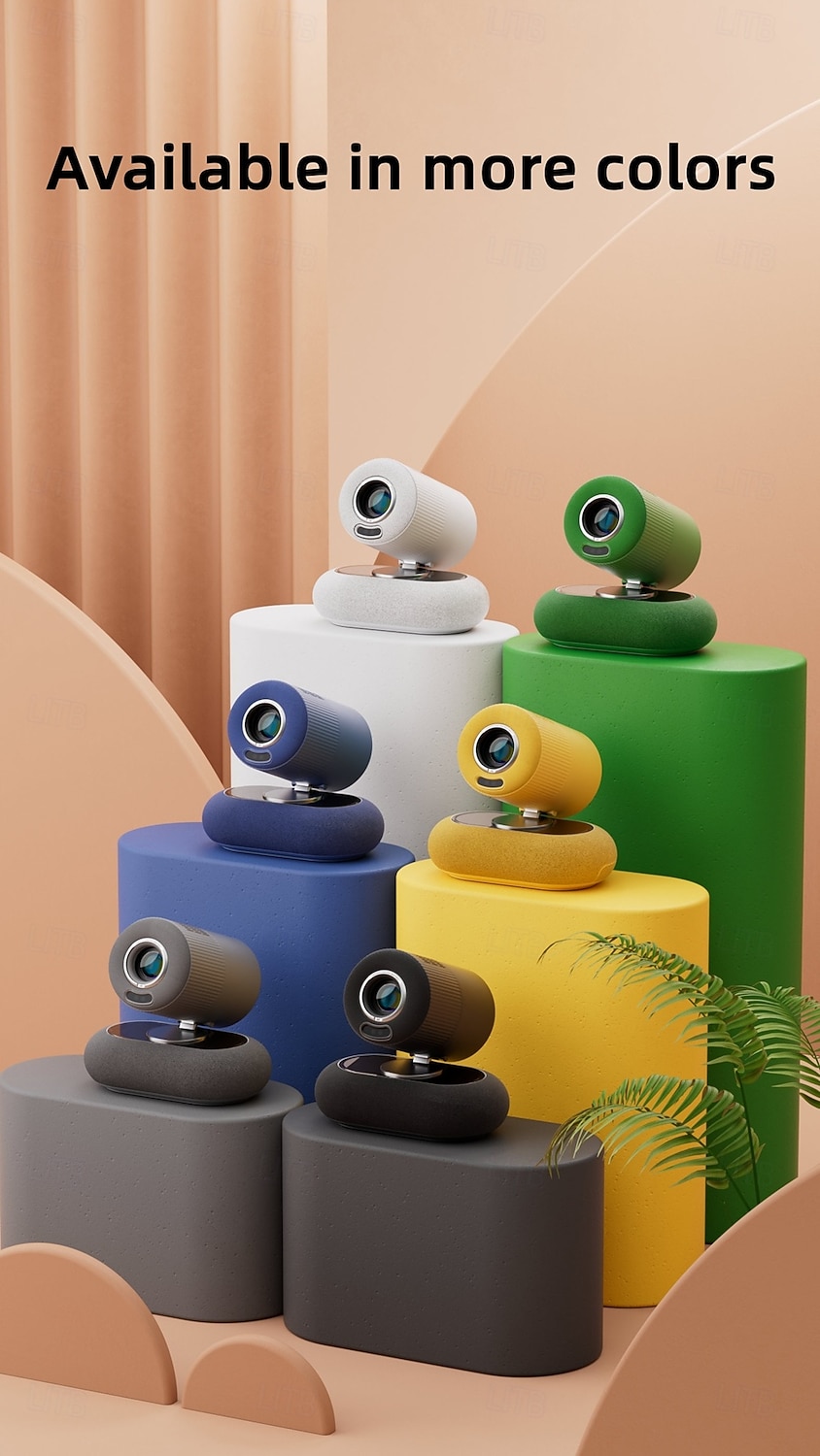 Премиум проектор YT900 с автофокусировкой разрешение 1920*1080 опциональная микрофонная основа светодиодная лента 2.4/5GHz двухдиапазонный Wi-Fi Android 13.0 3-х линзовый стеклянный объектив с 2026 - $217.09 –P13