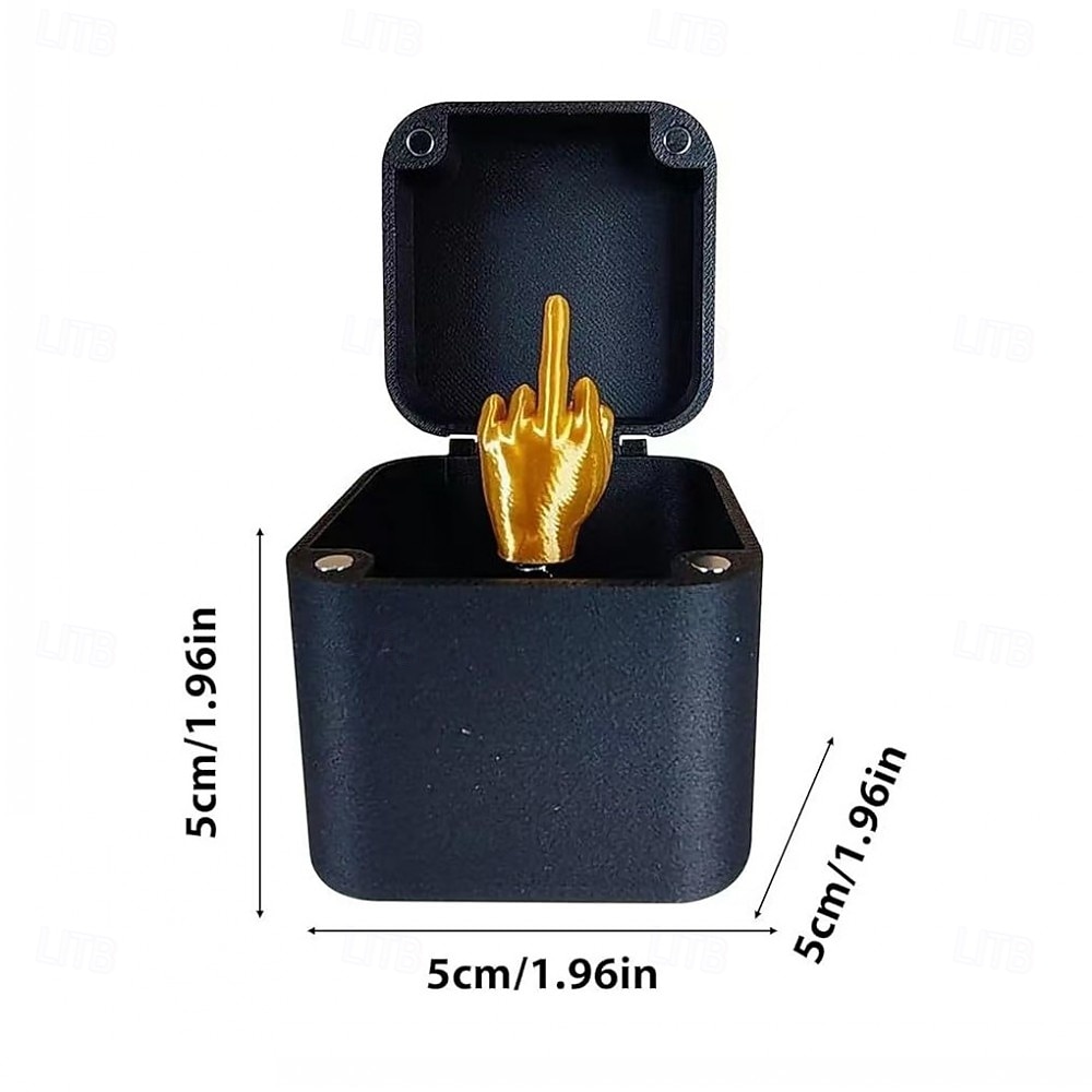 joulu mielenkiintoinen keppolahja keskisormi rasiassa joulurasia hauska luova lahja toimiston työpöydän sisustus kodinsisustus hauska keskisormi keppo stressinlievityslahja 2026 - $9.99 –P2