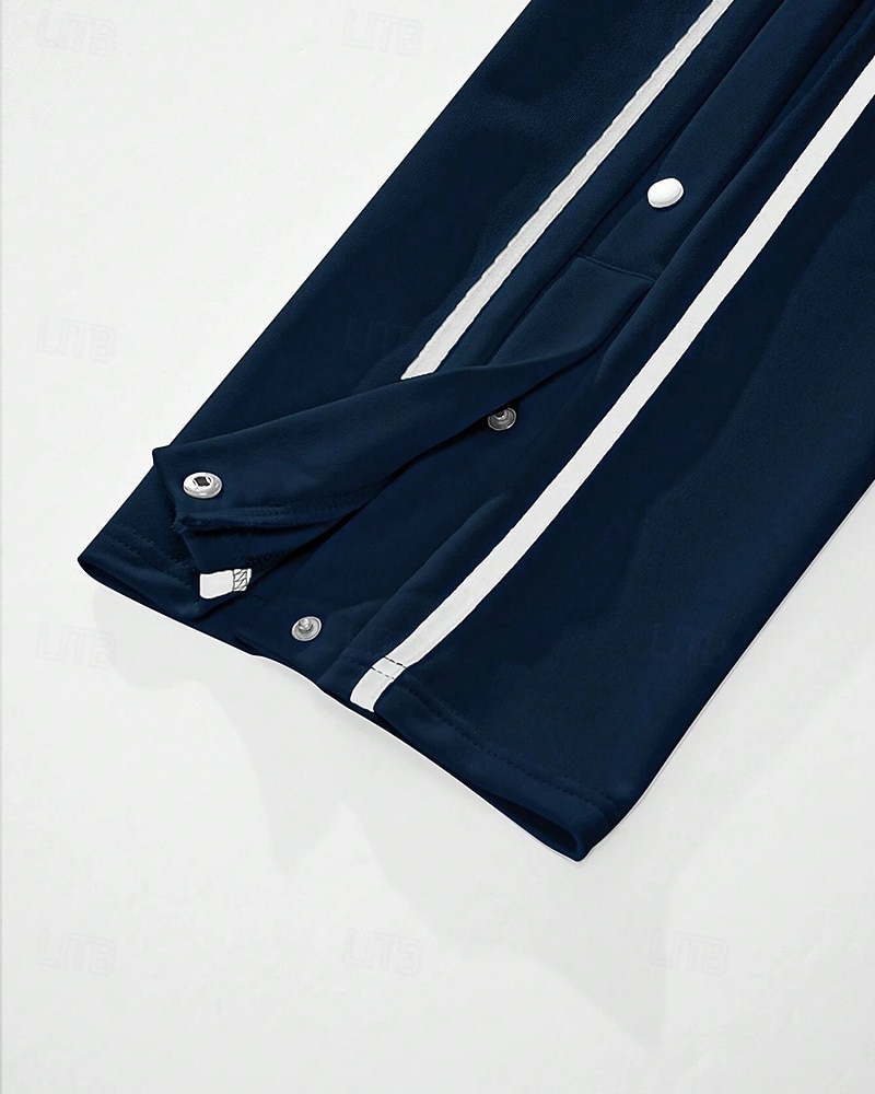Men's Wide-leg Sweatpants sport pants Casual Pants with Pockets Split High Waist Bottoms Gym Athleisure Workout Spring Fall Breathable Gym Workout Track Regular Fit Sportswear Activewear Solid Colored 2026 - $26.99 –P14