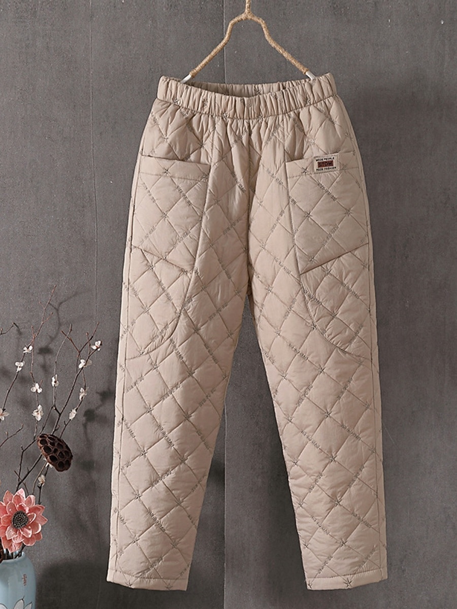 Per donna Chinos Moda Streetwear Essenziale Lunghezza intera Vita Alta Semplice Tasca Fascia Elastica Comodo Morbido Confortevole Micro-elastico All'aperto Streetwear blu navy Nero Verde Cachi del 2025 a $29.99 –P5