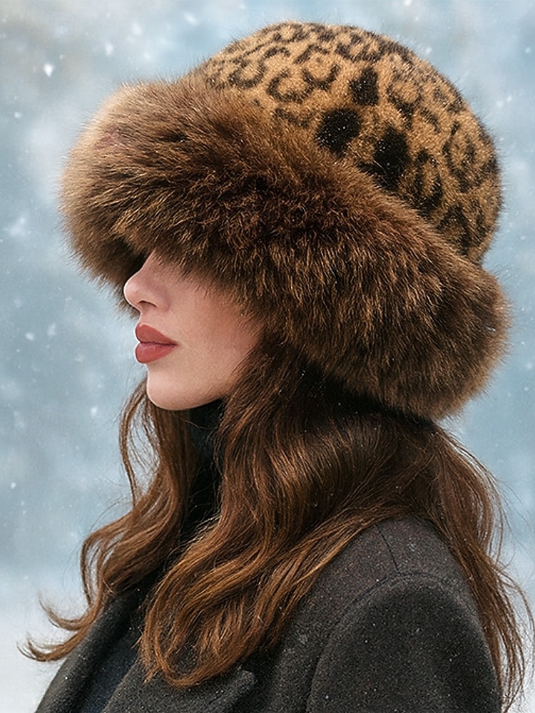 Dames Pluche hoed Hoedaccessoires Nepbont Elegant Vintage Modieus Herfst Winter 2026 - $14.99 –P3