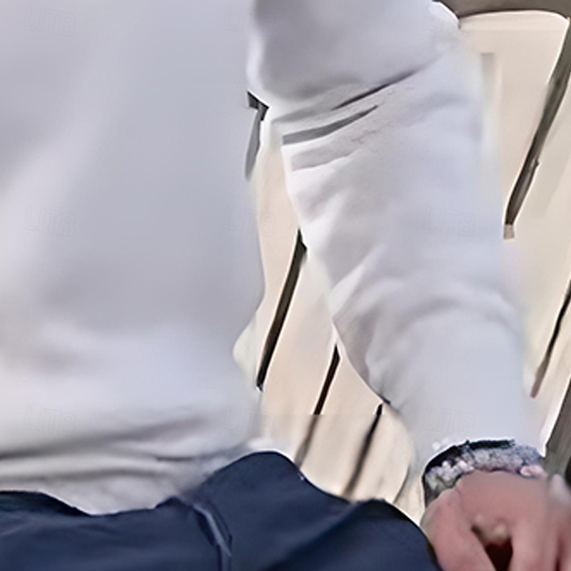 2026年 男性用 ニット プルオーバーセーター クォータージッププルオーバーセーター リブ ニット レギュラートップス ニット スリムフィット 平織り スタンドカラー ニット コンテンポラリー カジュアル デイリーウェア 衣類 秋 ディープパープル レイクブルー M L XL  コレクション – $30.99 –P17