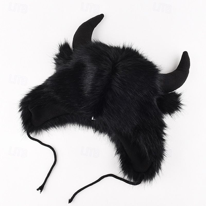 Męskie Uszanka Czapka Uszanka Kapelusz lotniczy Czapka z klapką na uszy Czapki zimowe Czarny Szary Poliester Polar Moda Styl vintage Współczesny współczesny Dzienne zużycie Randka Krowa Keep Warm 2026 - $22.99 –P3