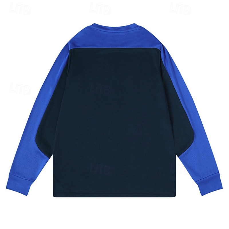 Homens Bloco de cor Camisa de treino Blusa de corrida Primavera & Outono Manga Longa Roupa Esportiva Academia Corrida Ginástica Preto Amarelo Roxo Roupa de esporte Roupas Esportivas de 2026 por $13.99 –P7