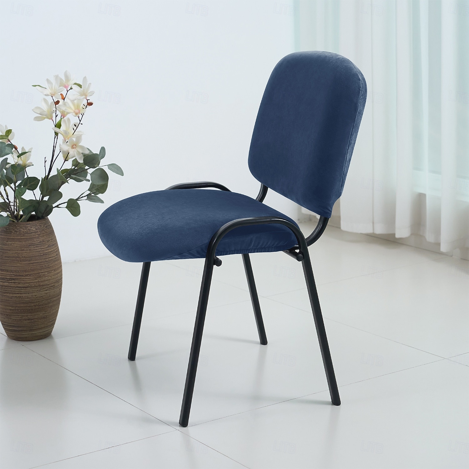 Комплект из 2 бархатных чехлов для складных стульев, эластичная защита стульев для свадьбы, банкета, вечеринки или украшения дома 2025 - $11.49 –P6