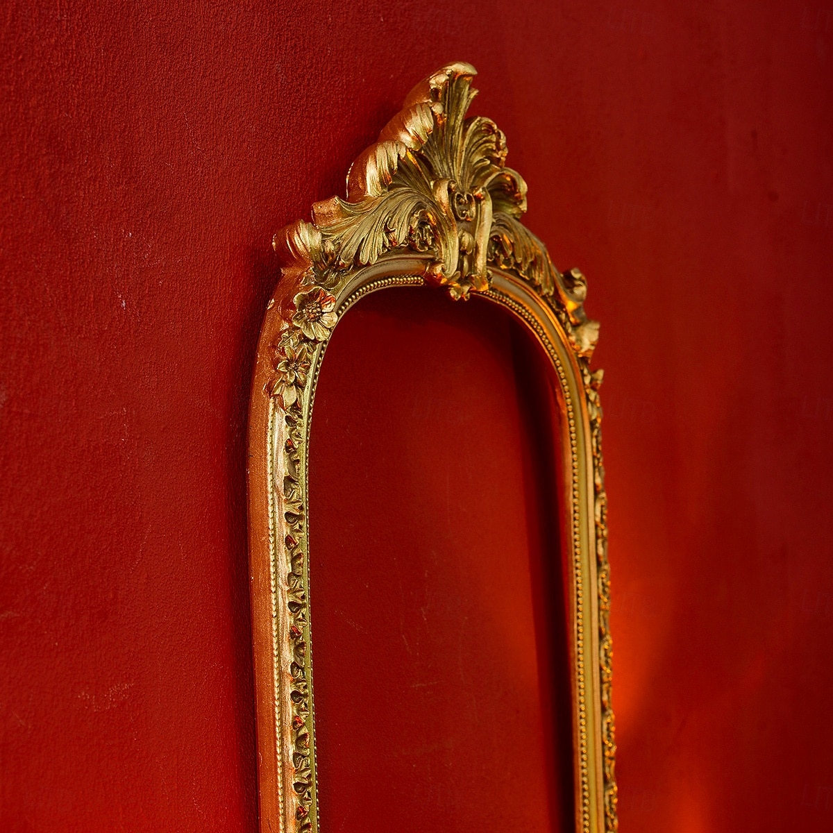 1 unidad de marco decorativo de resina con arco dorado tridimensional de estilo europeo, ideal para decoración de pared o como accesorio para fotografía. 2026 - $20.99 –P6