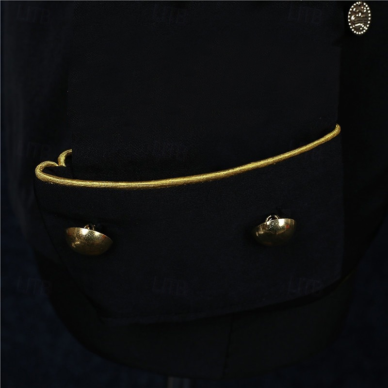 Real Abrigo Baile de Máscaras Chaqueta de circo Príncipe Aristócrata Retro Antiguo Rococó Adulto Hombre Carnaval Mascarada Evento / Fiesta Disfrazarse 2026 - $141.99 –P4