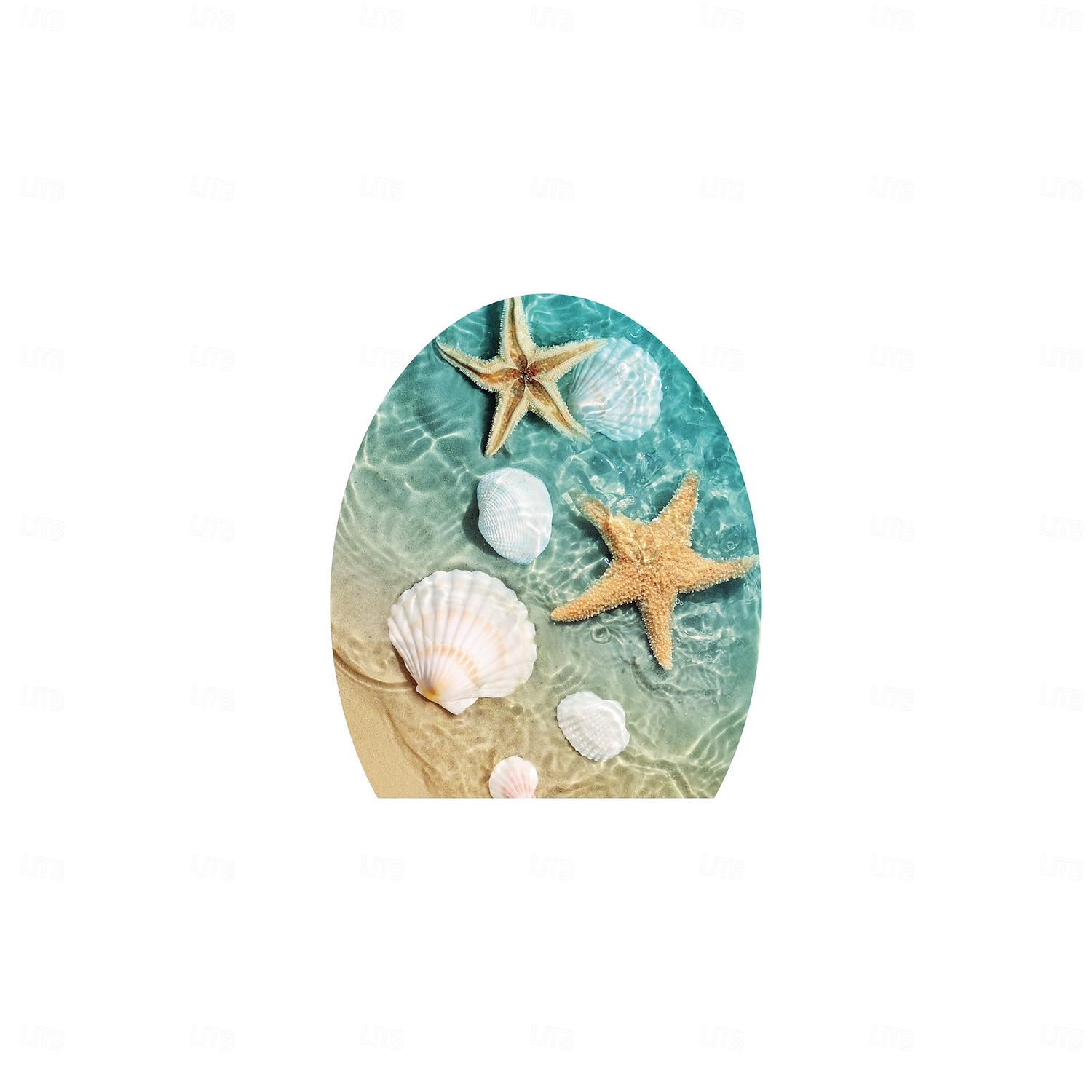 Autocollant de toilette en coquillage océan amovible, autocollant mural de salle de bain, imperméable, décor de couvercle de toilette, thème marin, accessoires de décoration pour la maison de 2026 ? $10.49 –P3