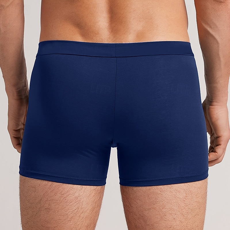 Voor heren Zwemstring Ondergoed Zwemslip Lapwerk Trekkoord Rekbaar Ademend Kleding Onderlichaam Surfen Bikini Duiken Zomer 2026 - $11.49 –P5