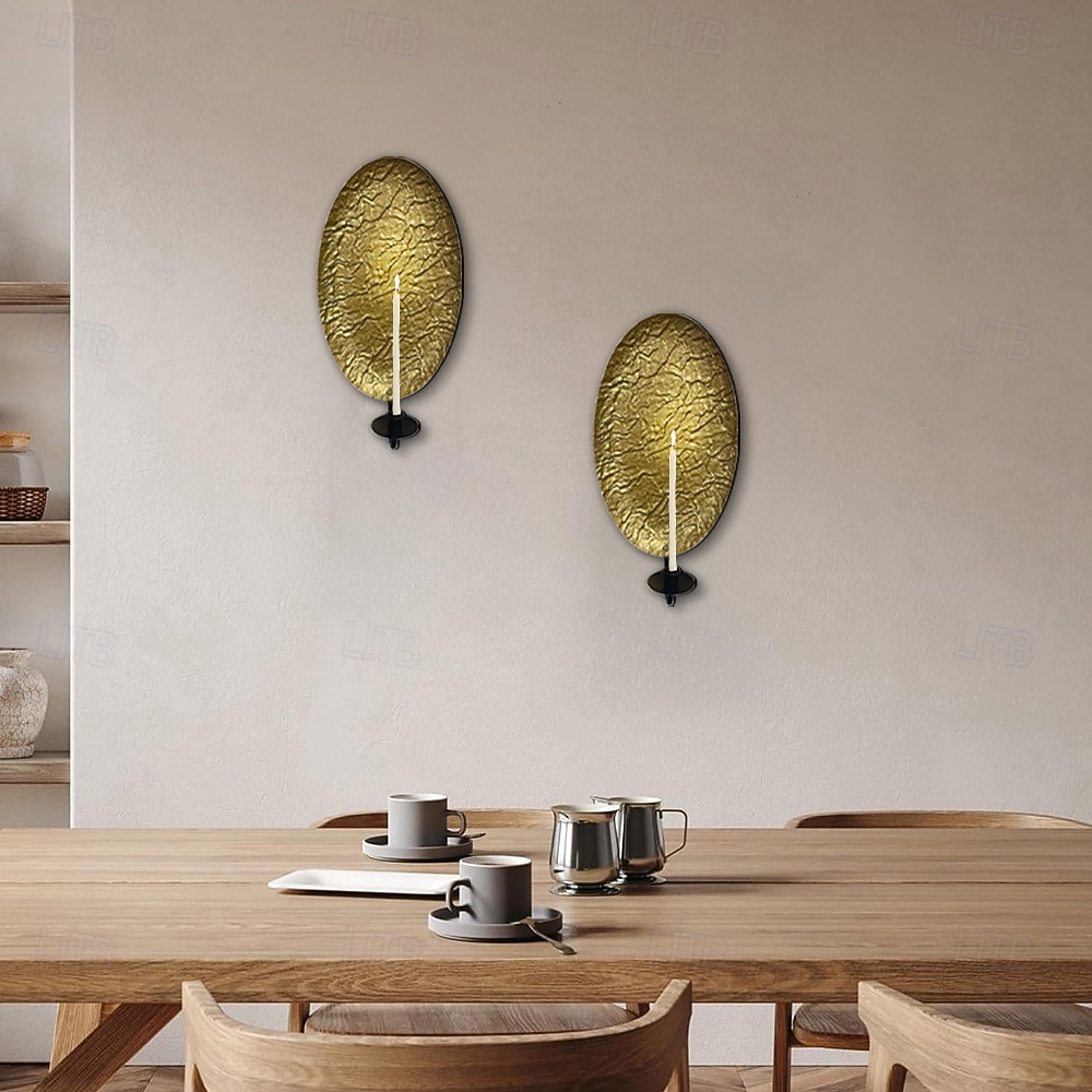 Elegant Wall Decor Metal Candle Holder Wall Sconce for Living Room Home Decor European Design 2026 - $25.99 –P5