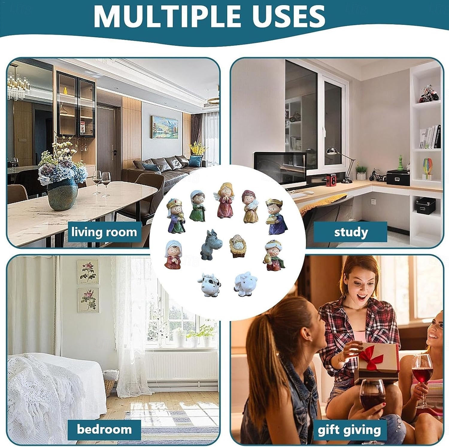 Nativity Advent Calendar 2025 Nativity Set for Kids Christmas Advent Calendar for Kids Boys Girls Teens Toddler Children Christian Religious Advent Calendar Gifts Toy 2025 - $19.99 –P2