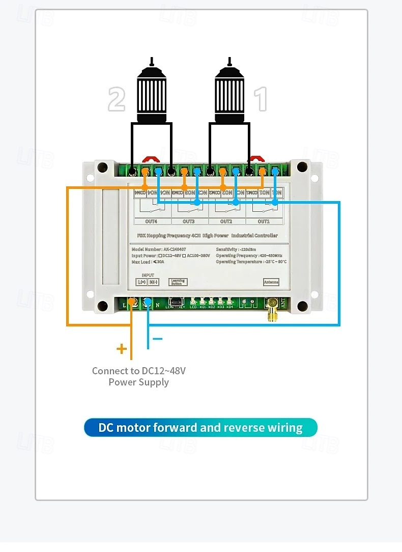 AC110V 220V 380V 30A 433 MHz 4CH Wireless Relay RF Remote Control Switch ReceiverTransmitter 2026 - $58.99 –P8