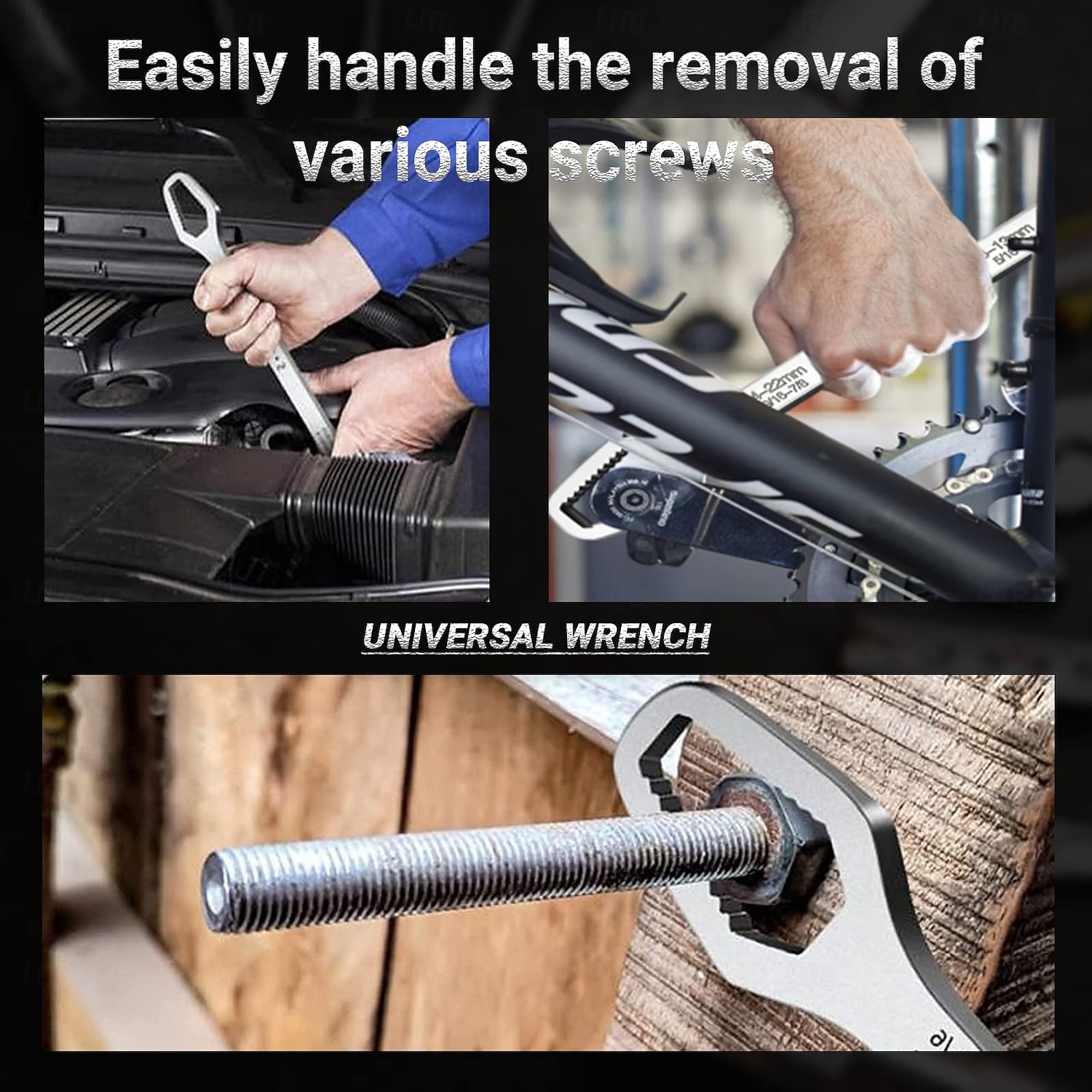 Universal Wrench Universal Adjustable Double-ended Wrench 8mm-22mm Self-Tightening lazy Wrench Repair Tools for Outdoor Riding Home Car Repair Tools Chrome Vanadium Steel 2026 - $9.99 –P5