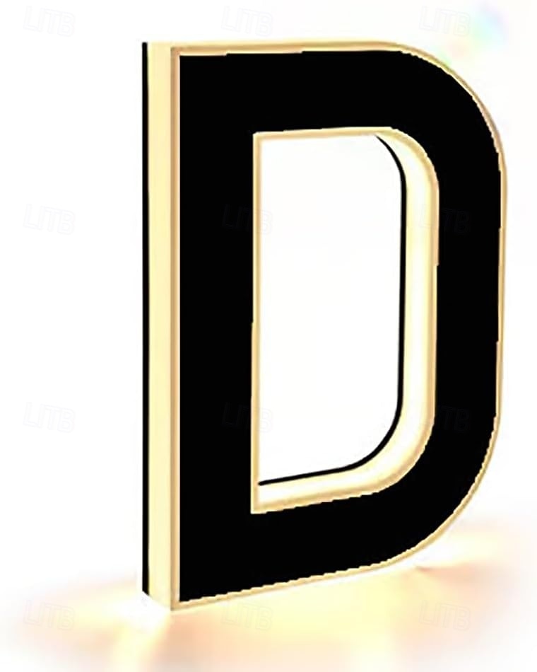 megvilágított házszámok kültérre, vízálló megvilágított címtábla, 12 V-os modern LED-es háttérvilágítású házszám otthonra, garázsba, üzletbe 2026 - $22.99 –P4