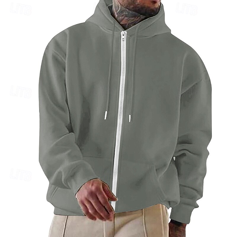 Men's Hoodie Full Zip Hoodie Pullover Hoodie Sweatshirt Fleece Hoodie Wine Red Hooded Plain Zipper Casual Daily Sports & Outdoor Streetwear Cool Sportswear All Seasons Clothing Apparel Hoodies 2026 - $24.99 –P1