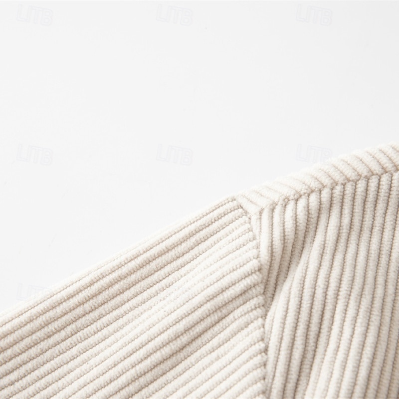 Per uomo Giacca Leggera Giacca in Velluto a Coste Giacca Cargo Giacca Casual Vacanza Quotidiano Traspirante Tasca Primavera Autunno Semplice Moda Classico Bavero Regolare Nero Cachi Grigio Giacca del 2026 a $30.99 –P6