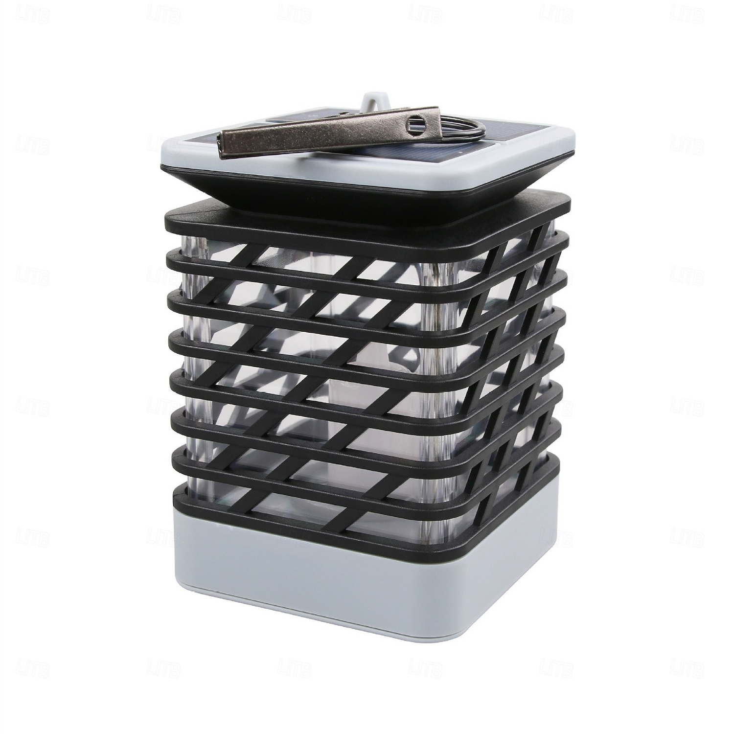 Lanterna solare a LED impermeabile, luce danzante, luci di candela, lampada a fiamma tremolante, lanterne a ombrello, luce notturna, sensore automatico per giardino, patio, cortile del 2025 a $56.99 –P5