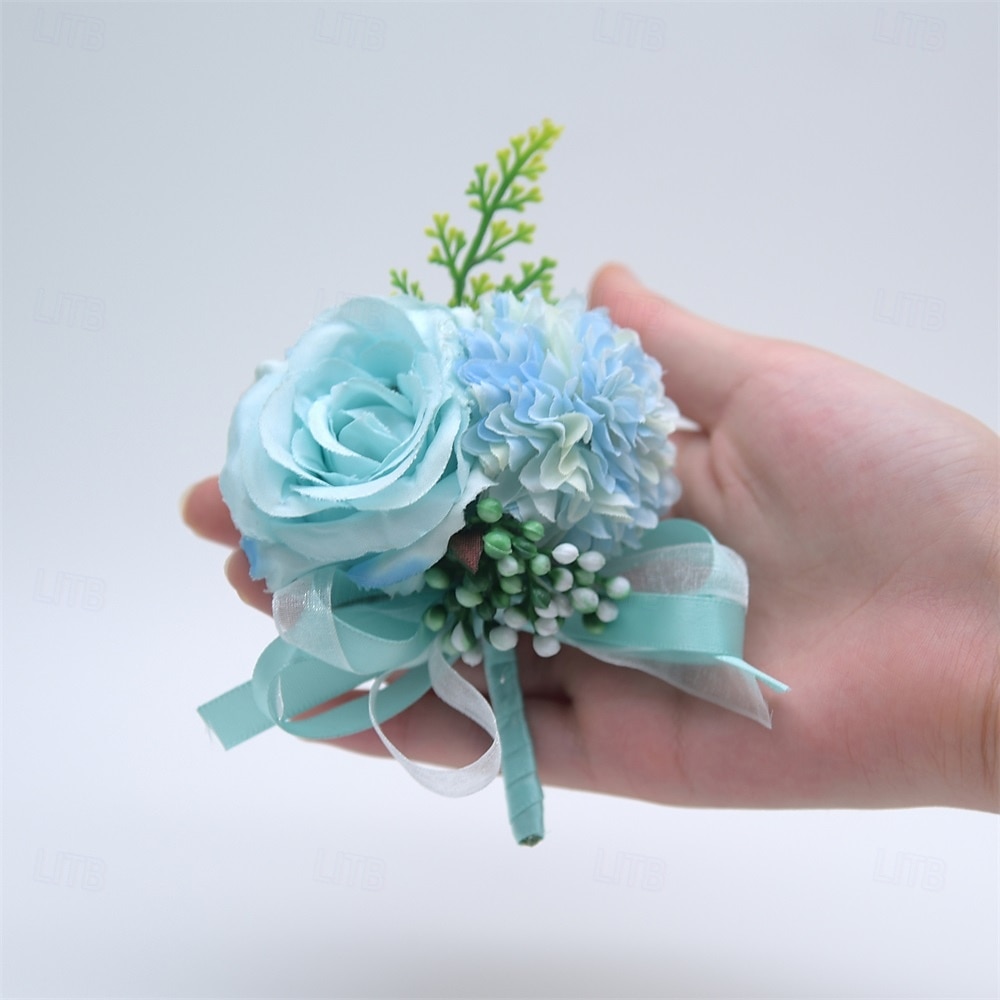 Fiori da polso da sposa Fiore all'occhiello Matrimonio / Evento / Festa Tessuti Floreale del 2026 a $17.49 –P15