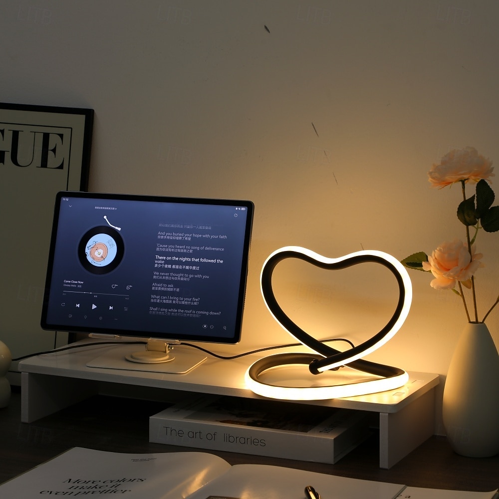 Настольная лампа / лампа для чтения / прикроватная лампа, регулируемая, современная, в скандинавском стиле, с питанием от постоянного тока и USB, для спальни / кабинета / офиса, металлический / 2026 - $68.99 –P3