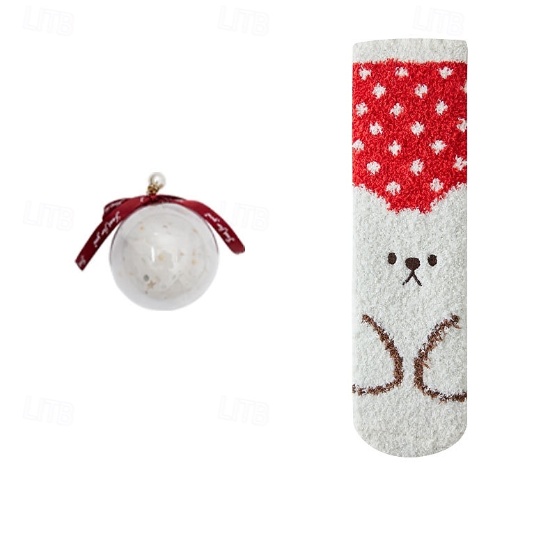 Women's Crew Socks Thick Winter Warm Socks Christmas Outdoor Daily Animal Polyester Fleece Basic Classic Casual Warm 1 Pair 2026 - $11.49 –P6
