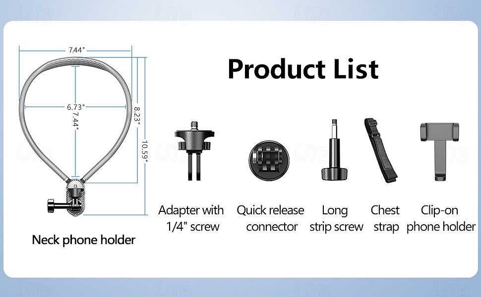 Neck-hanging phone mount for first-person perspective shooting chest-mounted stabilizer for outdoor sports filming anti-shake accessory 2026 - $25.99 –P13