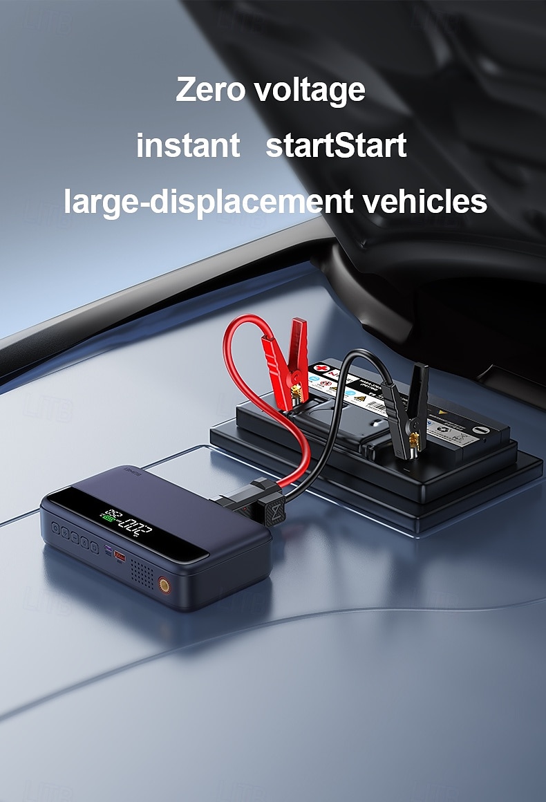 N33 Multi-function Spark Starter With Integrated Air-charging Pump for Automobile Emergency Starting Power Supply 2025 - $112.99 –P1