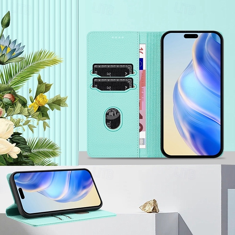Phone Case For iPhone 17 Pro Max 17 Air 17 16 15 14 Pro Max Plus 13 Pro Max Mini Wallet Case Shockproof Retro PU Leather 2026 - $15.99 –P6