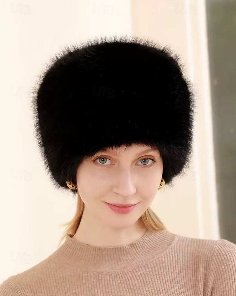 Dámské Teplá zimní čepice Denní Dovolená Pevná barva Polyester Na běžné nošení Zahřívací 1 PC 2025 - $18.99 –P10