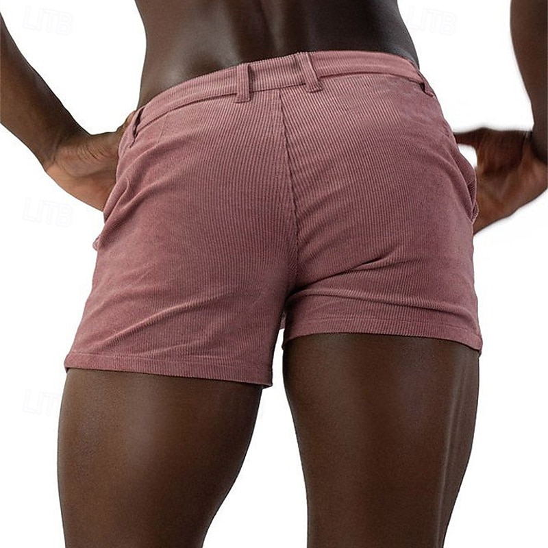Homme Short Burmuda Shorts de Travail Avec Poches Uni Confort Respirant Longueur Genou Extérieur Affaires Mode Occasionnel Rose Claire bleu marine de 2026 ? $20.99 –P8