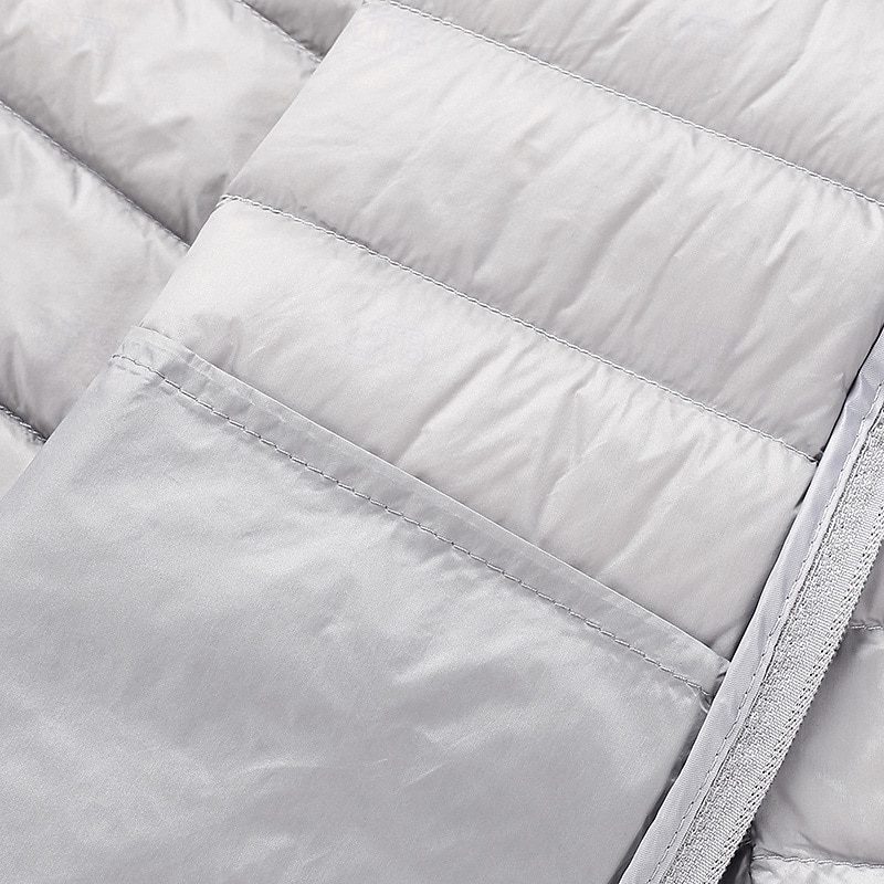 Homme Manteau d'Hiver Doudoune Veste Matelassée Avec Poches 50% duvet de canard blanc Vacances Tenue quotidienne Date Régulier Mode Occasionnel Confortable Chaleur Thermique Automne Hiver Couleur de 2026 ? $56.99 –P12