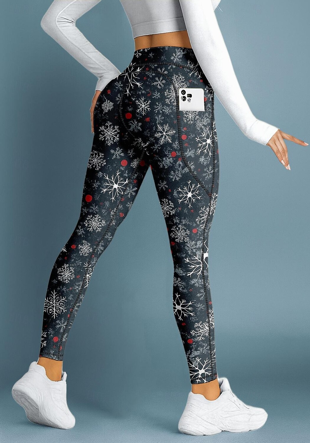 Damskie legginsy do pilatesu Spodnie fitness Legginsy na siłownie Kieszenie Opłata skarbowa Boczne kieszenie Pilates Siłownia Trening w siłowni Majtki Rajstopy Getry Czerwony Niebieski Zielony Sport 2026 - $21.99 –P3