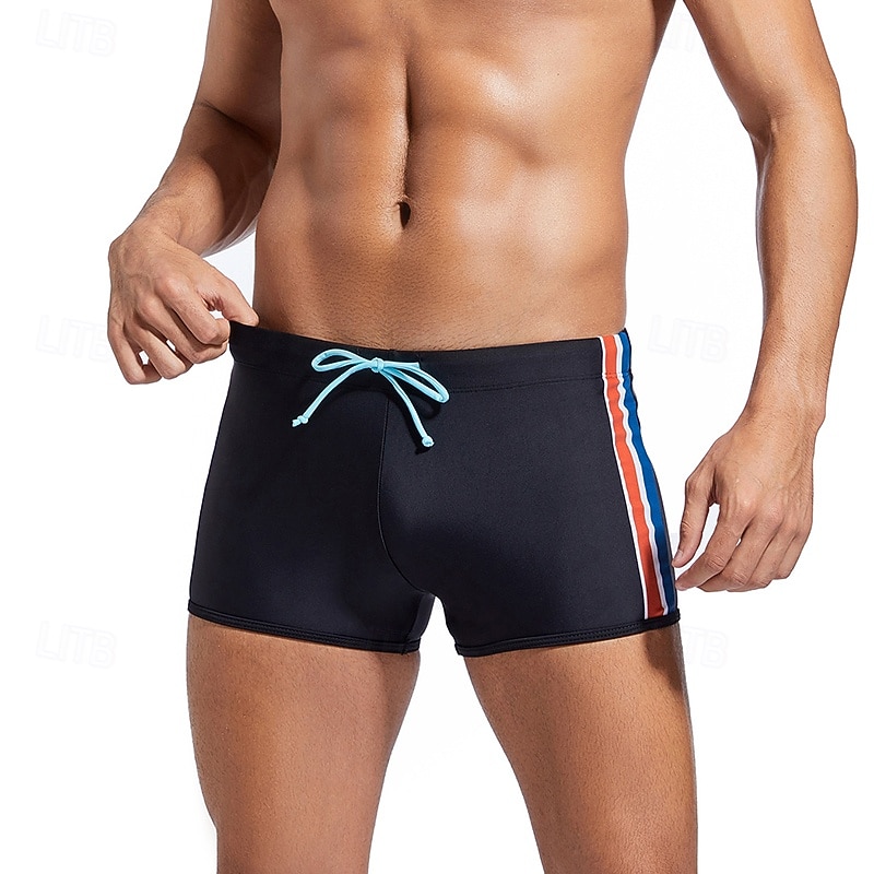 Per uomo Costume da bagno Costume da Bagno Pantaloni da bagno A righe Coulisse Elastico Traspirante Pantaloni Surf Bikini Immersione Estate del 2026 a $10.49 –P6