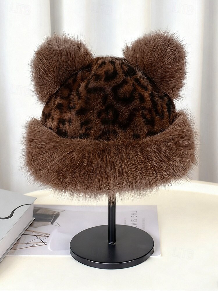 Dames Pluche hoed Hoedaccessoires Nepbont Elegant Vintage Modieus Herfst Winter 2026 - $14.99 –P4