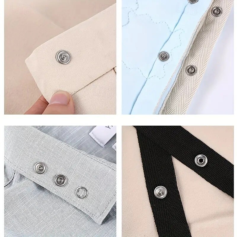 50/100/150/200 darabos gyorsgomb készlet kézi szorító - stabil rozsdamentes acél készlet ruhákhoz, sapkákhoz és táskákhoz - tartalmazza a szerelési szerszámokat kézi szerszámok gyorsgomb készlet 2026 - $16.99 –P8