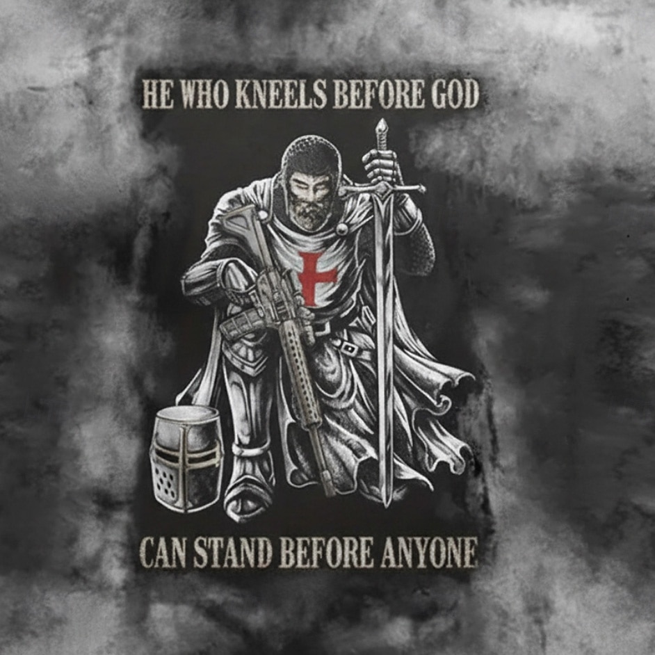 T-shirt da uomo dei Crociati Cavalieri Templari T-shirt a maniche lunghe maglietta a stampa 3D maglietta colletto rotondo moda base casual abbigliamento quotidiano street style marrone verde grigio del 2026 a $23.99 –P2