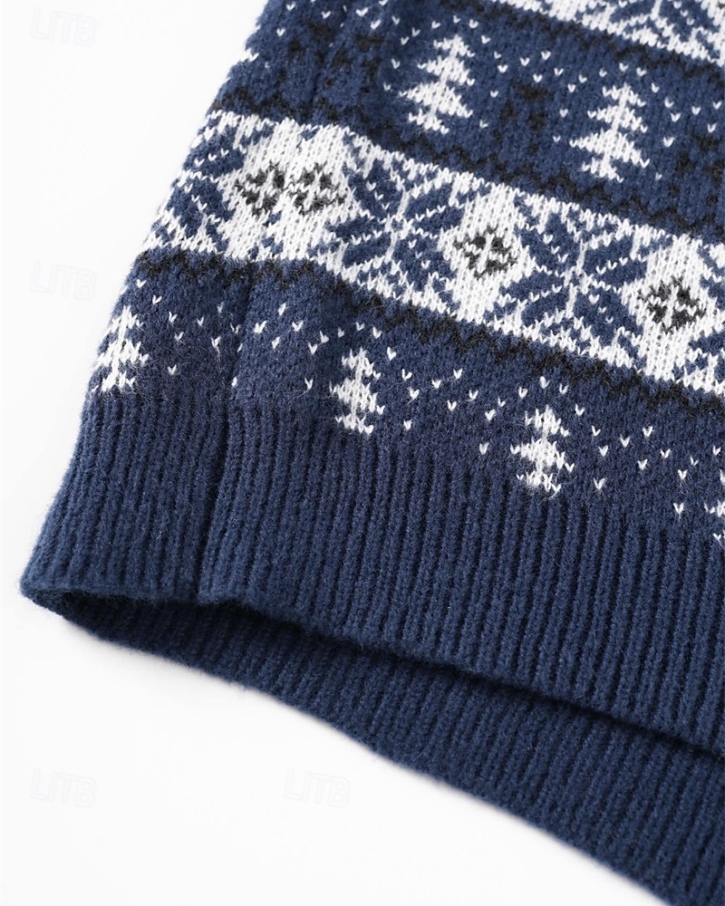 Homme Pull de Noël Pull de Noël moche Chandails de Noël pull de Noël Pull Côtelé Tricoter Hauts Réguliers Tricoté Chaque Col ras du cou Mode Basique Noël Vacances Vêtement Tenue Automne Hiver Rouge de 2026 ? $38.99 –P10