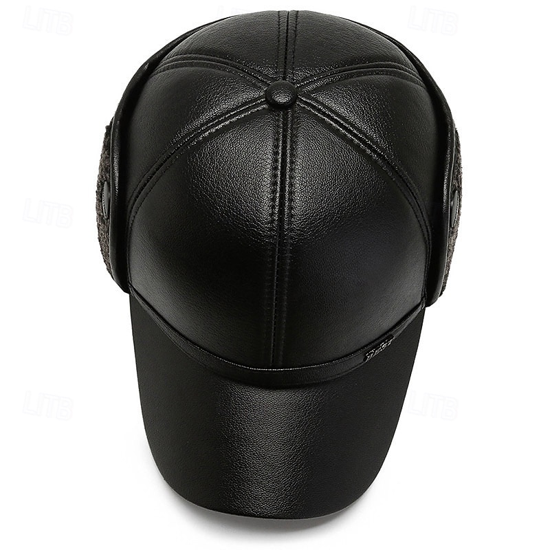 Ανδρικά Χειμερινά Καπέλα Χειμωνιάτικο ζεστό καπάκι Χειμερινό καπέλο μπέιζμπολ με πτερύγια αυτιών Χειμερινό καπέλο μπέιζμπολ Μαύρο Πολυεστέρας Φλις Μοντέρνα Σύγχρονη Σύγχρονη 2026 - $9.49 –P4