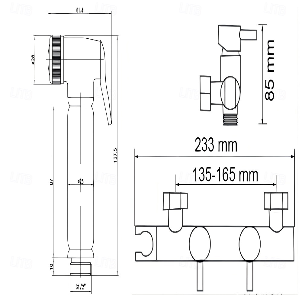 Bidé torneira Cromado Auto-limpeza Moderna de 2026 por $275.39 –P20