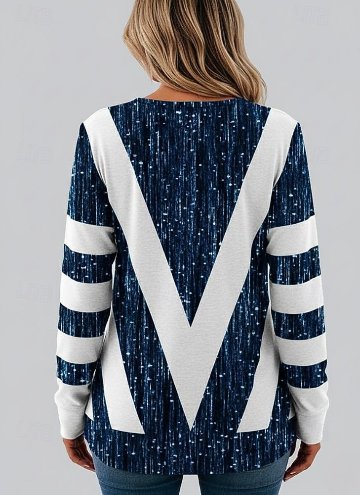 Women's Zip Up Sweatshirt Sweatshirt Pullover Basic Color Block Street Casual V Neck Zipper Long Sleeve Black Blue Green Fall & Winter 2025 - $21.99 –P2