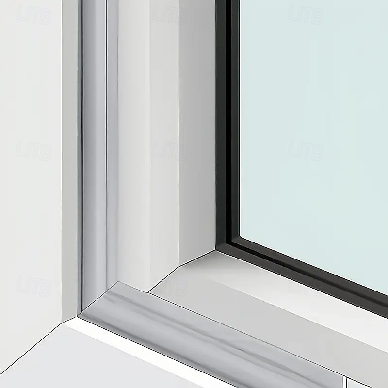 פס איטום עמיד בפני מזג אוויר לדלתות וחלונות, עמיד בפני אבק, מפחית רעשים, סרט בידוד פלסטיק עמיד, פס איטום לבית חוסך אנרגיה עם משטח מחוספס 2026 - $15.99 –P7