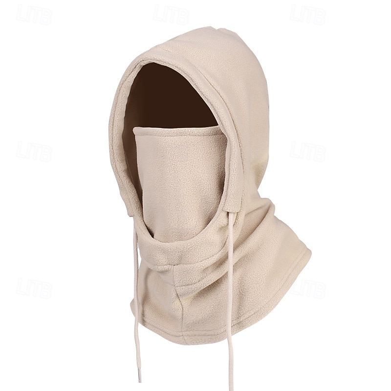 Bărbați Unisex Balaclava Ski Pălărie Balaclava Cagulă din fleece Pălării de iarnă Căciuli  Negru Roz Îmbujorat Poliester Cordon Lână  Casual Comfortabil În aer liber Purtare Zilnică Culoare solid 2026 - $9.99 –P8
