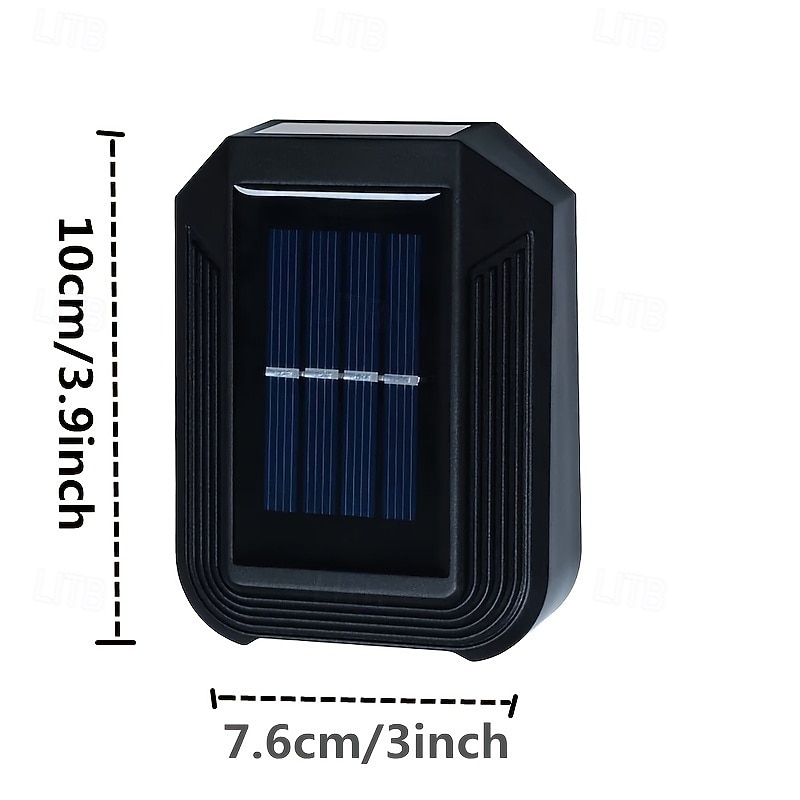 1 ks 0,5 W venkovní nástěnná světla ovládání světla bílá teplá žlutá 1,2 V nádvoří zahrada 6 LED korálků 2026 - $14.49 –P1