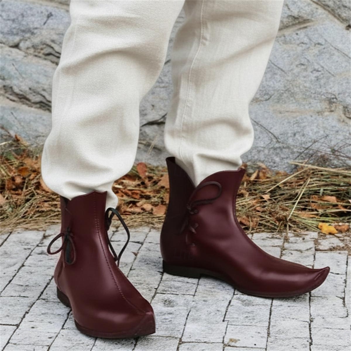 Retro Středověké Renesanční Boty Maškarní kostým Pánské Keltské Pirát předvečer Všech svatých Karneval Plesová maškaráda Plesová maškaráda Párty a večer Dospělé Boty 2025 - $75.99 –P12