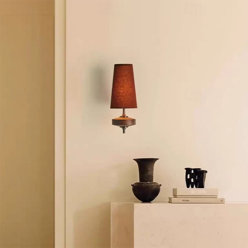 Wall Light corridor Japanese bedroom fabric lamp antique hotel bedside lamp 2026 - $253.89 –P3