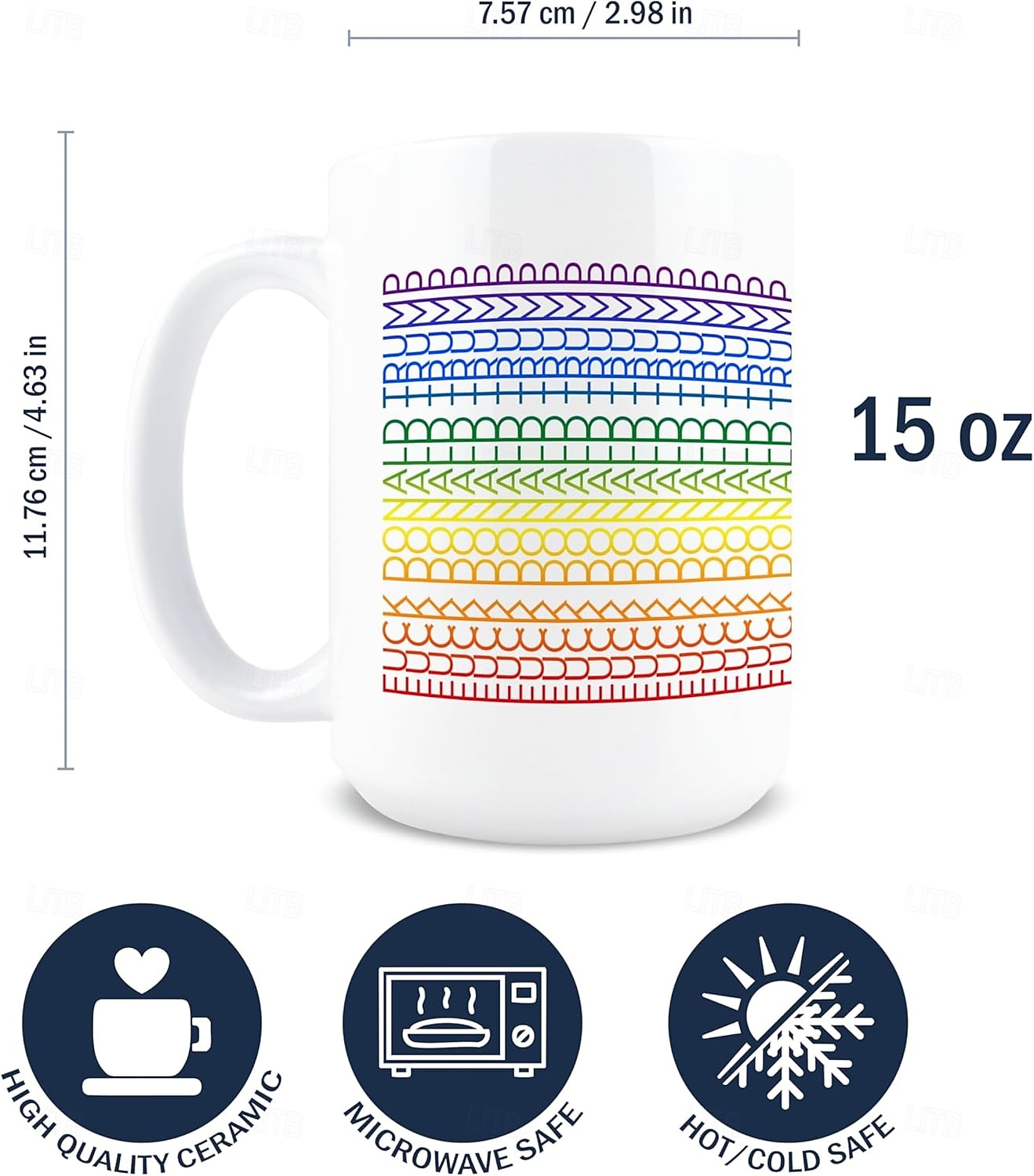 Tazza da caffè con messaggio nascosto - Tazza FDT, Tazza da caffè in ceramica da 15 once con messaggio segreto, Regali divertenti per i democratici, Regalo scherzoso liberale, Merchandising del 2026 a $16.99 –P2