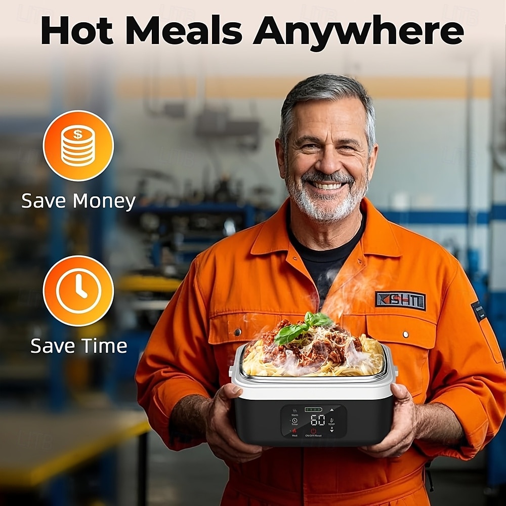 Portable Electric/cold Lunch Box -304 Stainless Steel Insulation and Cooling Suitable for Offices Camping Picnics - Compact Insulated Lunch Box (no Need To Add Water) Insulated Lunch Box Men's Lu 2026 - $207.59 –P8
