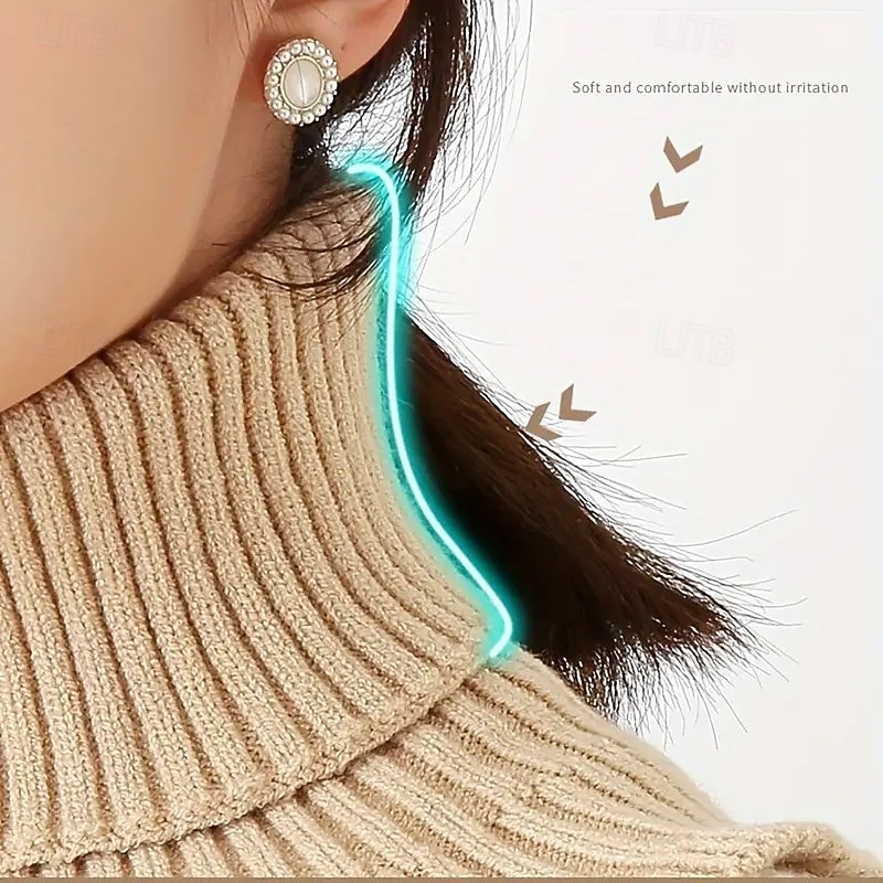 svetr s elastickým rolákem – teplý a prodyšný svetr s vysokým límcem pro každodenní nošení, dostupný v 6 barvách: černá, šedá, béžová, vínově červená, khaki a další 2026 - $7.49 –P3