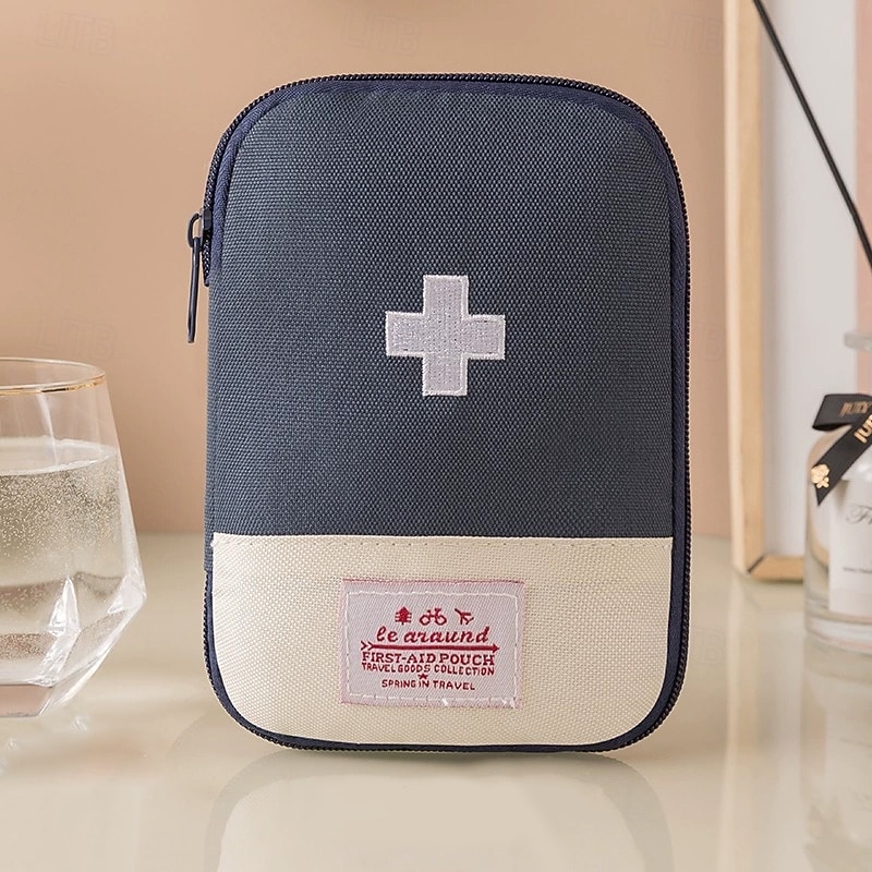 bolsa portátil para kit de primeiros socorros, bolsa para armazenamento de medicamentos de viagem, pequeno organizador médico de emergência para uso externo&amp;uso doméstico de 2026 por $16.49 –P1